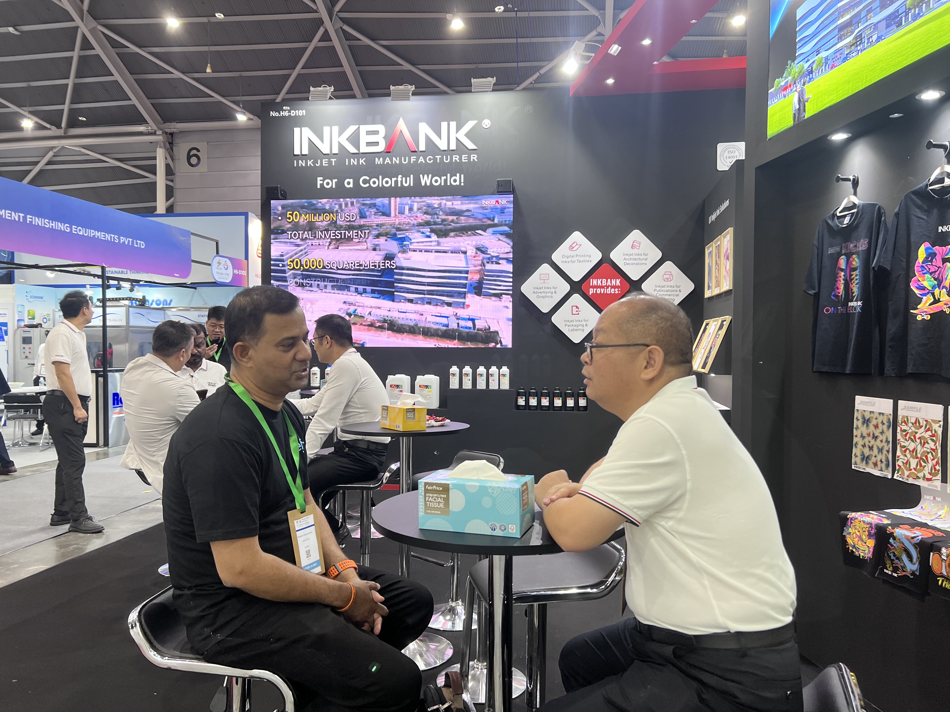 INKBANK Zero-Water Printing Shines at ITMA ASIA   CITME 2025
