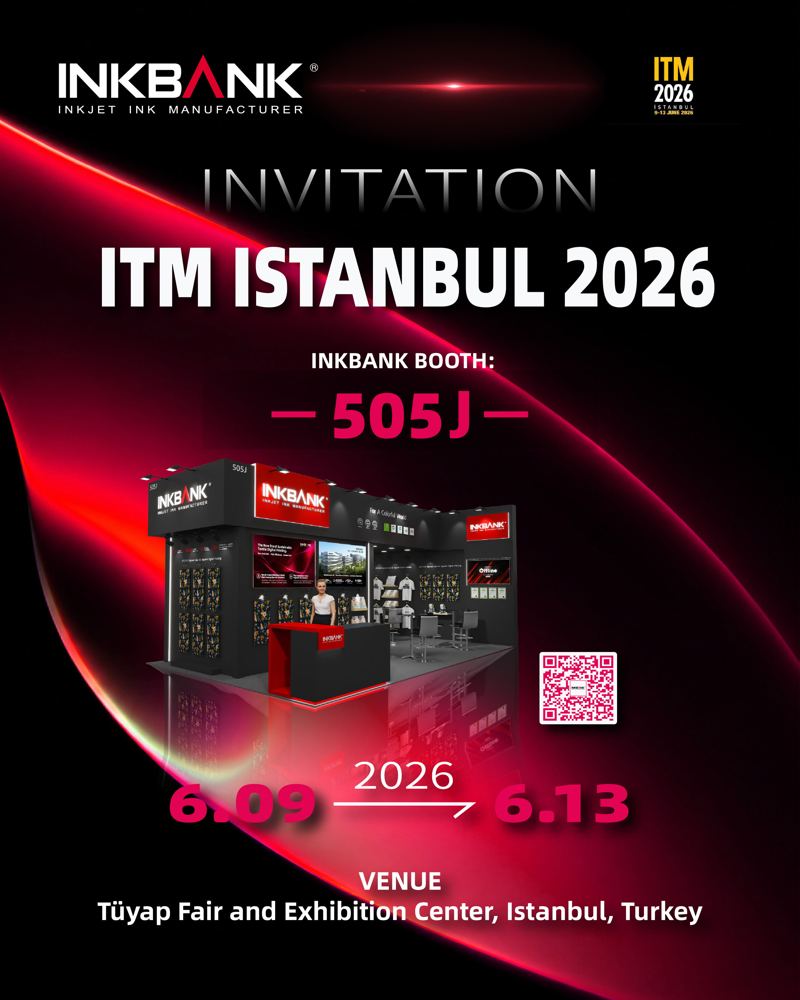 ITM Istanbul 2026: INKBANK Ready to Unveil Next-Generation Eco-Efficient Textile Ink Solutions