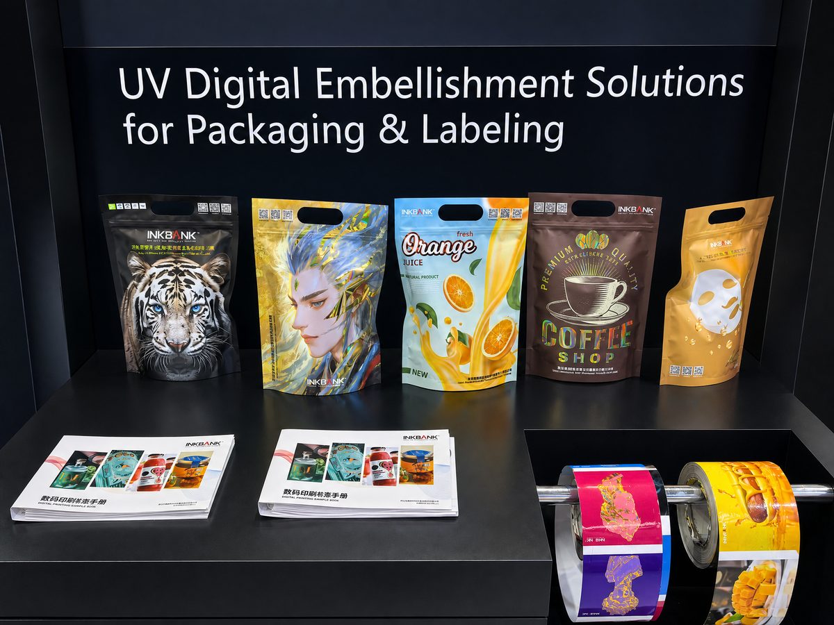 INKBANK UV digital embellishment solutions for packaging and labeling