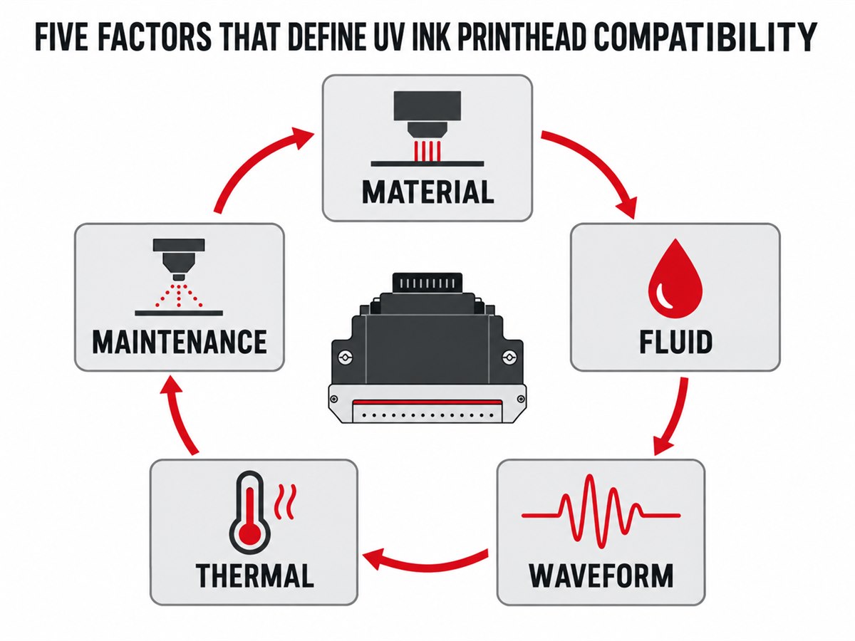 Five factors that define UV ink printhead compatibility