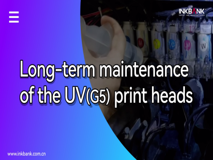 Long-term maintenance of the UV(G5) print heads