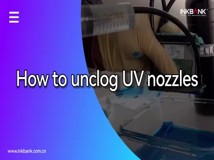 How to unclog UV nozzles