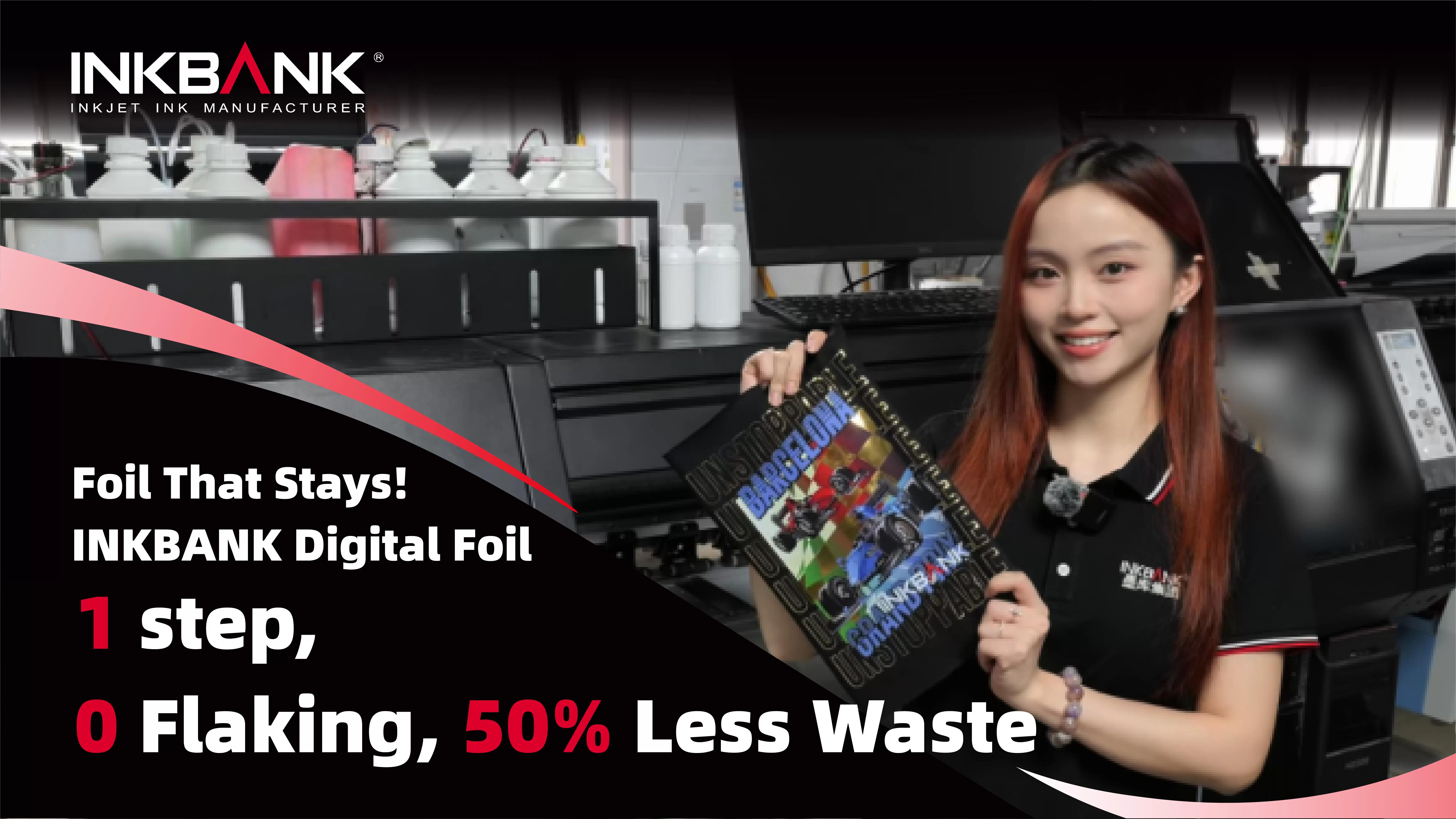 INKBANK Products & Solutions | INKBANK Digital Foil—1 step, 0 Flaking, 50% Less Waste