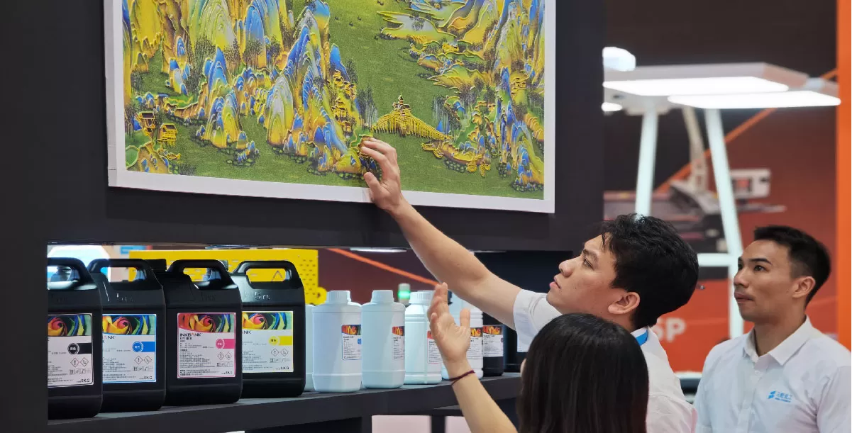SIGN CHINA 2025：INKBANK Showcase 3D Effect Advertising printing