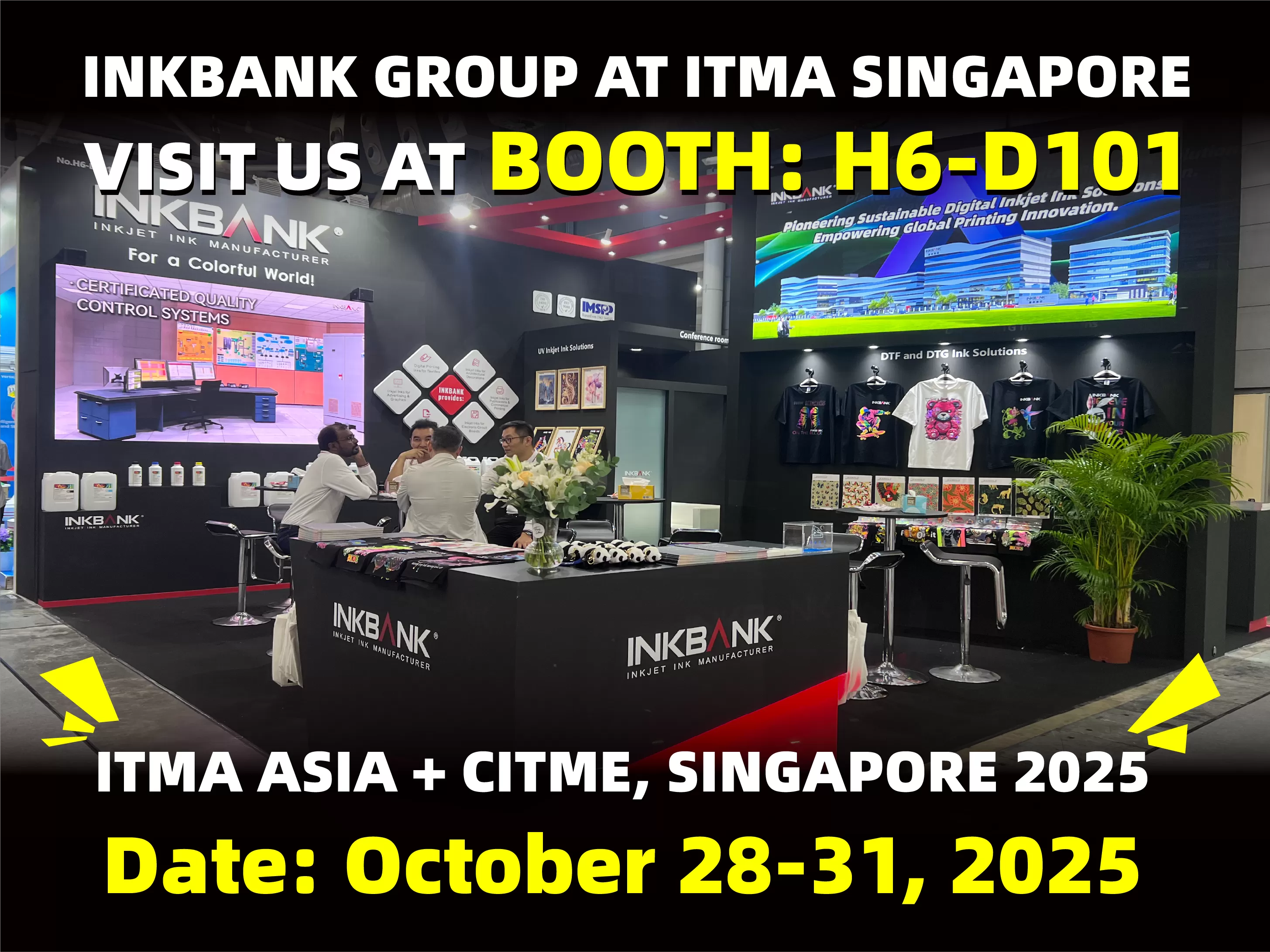 Quick Recap: Day 1 of #INKBANK at #itmaasia2025! Visit us at booth H6-D101 today! #SingaporeExpo