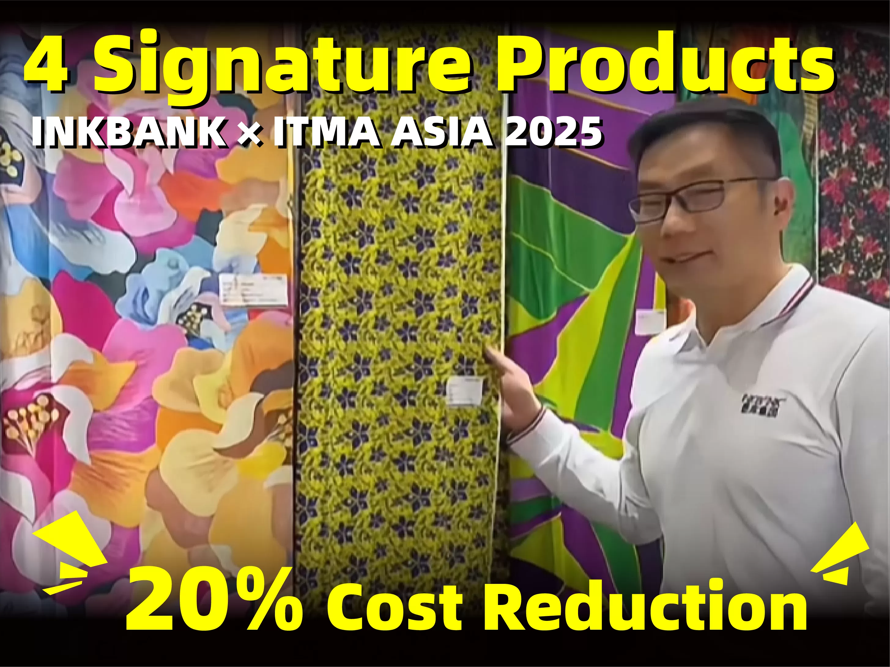 INKBANK Four Signature Products at #itmaasia2025: 20% Cost Reduction! #inkbank #exhibition #uvink