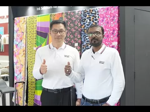 Sean Chien, INKBANK GROUP INC discusses sales strategies and the future of the textile printing inks