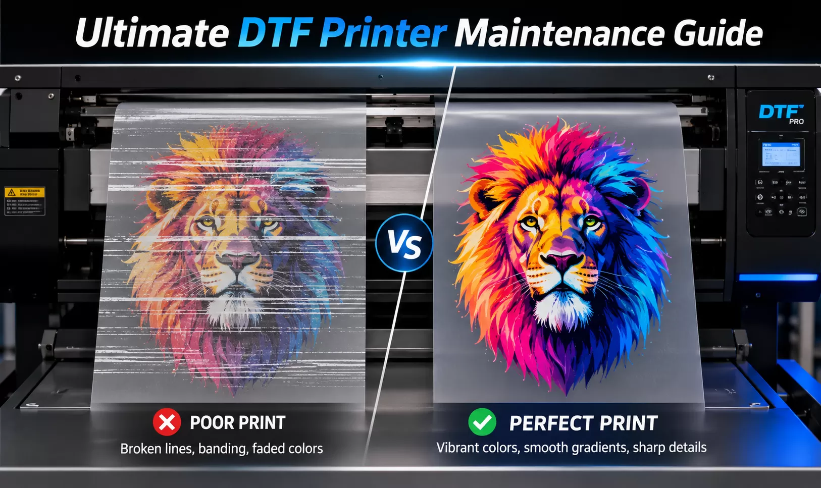 The Ultimate DTF Printer Maintenance Guide: How to Clean a DTF Printhead & Prevent White Ink Clogs