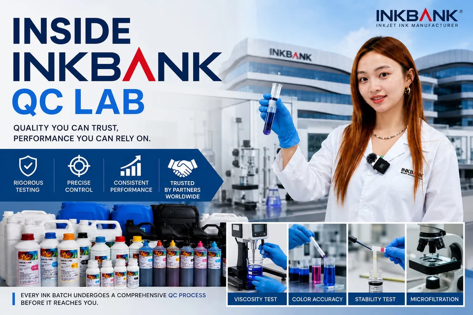 Digital Inkjet Ink Quality Control: 5 Critical Tests Before Shipping | INKBANK