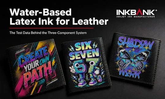 Water-Based Latex Ink for Leather: 300% Elongation, 4-5 Wet Rub Fastness | INKBANK Test Data