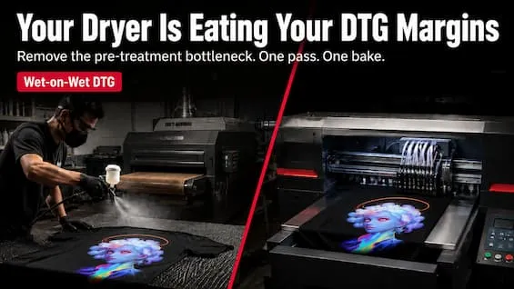 The Pre-Treatment Bottleneck Is Killing Your DTG Margins -- Here's How to Remove It