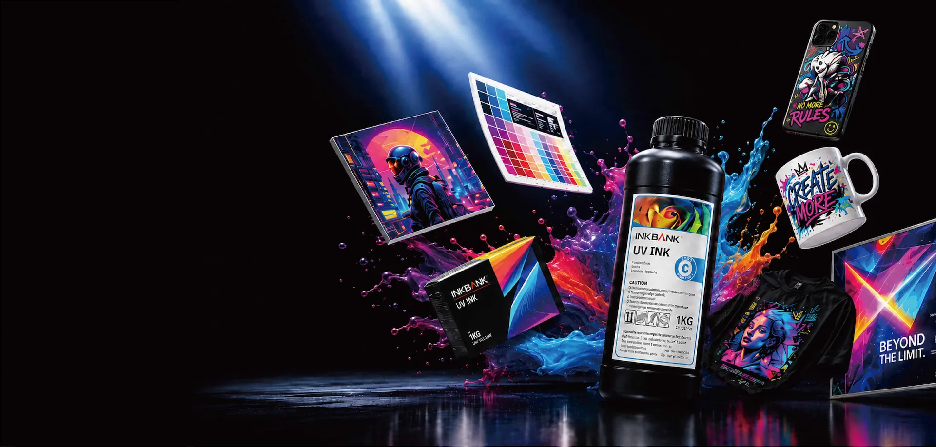 INKBANK Sublimation Digital Inkjet Ink - Textile Printing Application Effects & Floral Sofa Fabric Color Display - Digital Inkjet Ink Supplier