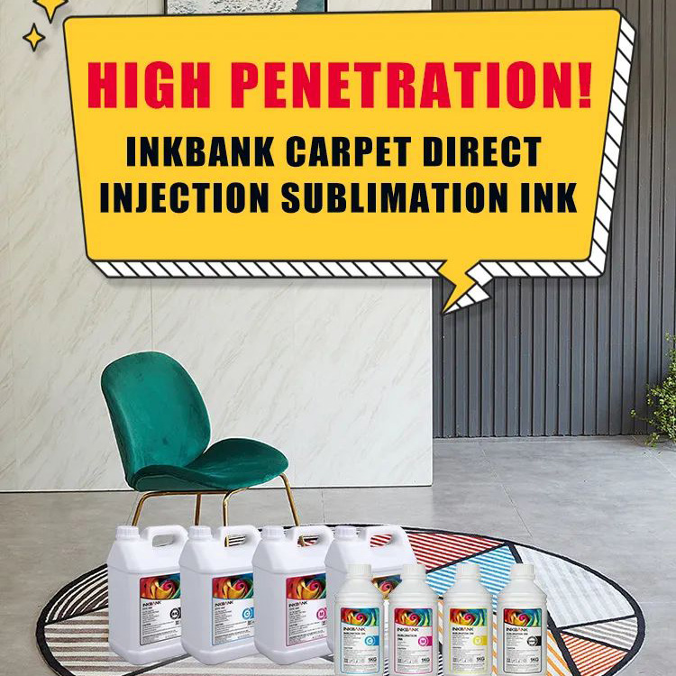 High penetration! Inkbank Carpet Direct Sublimation Ink